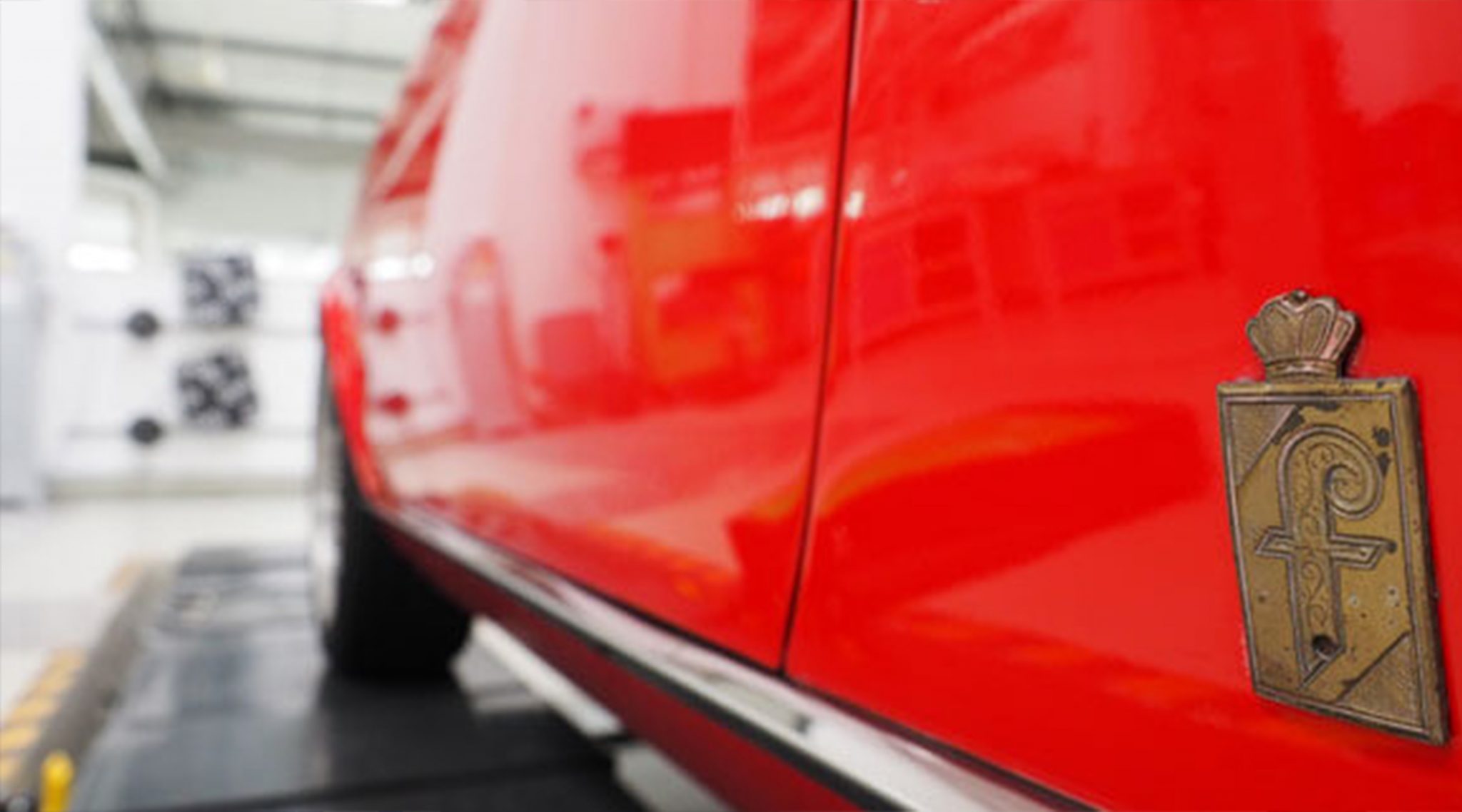 Detail eines gepflegten klassischen Fahrzeugs für ein Wertgutachten